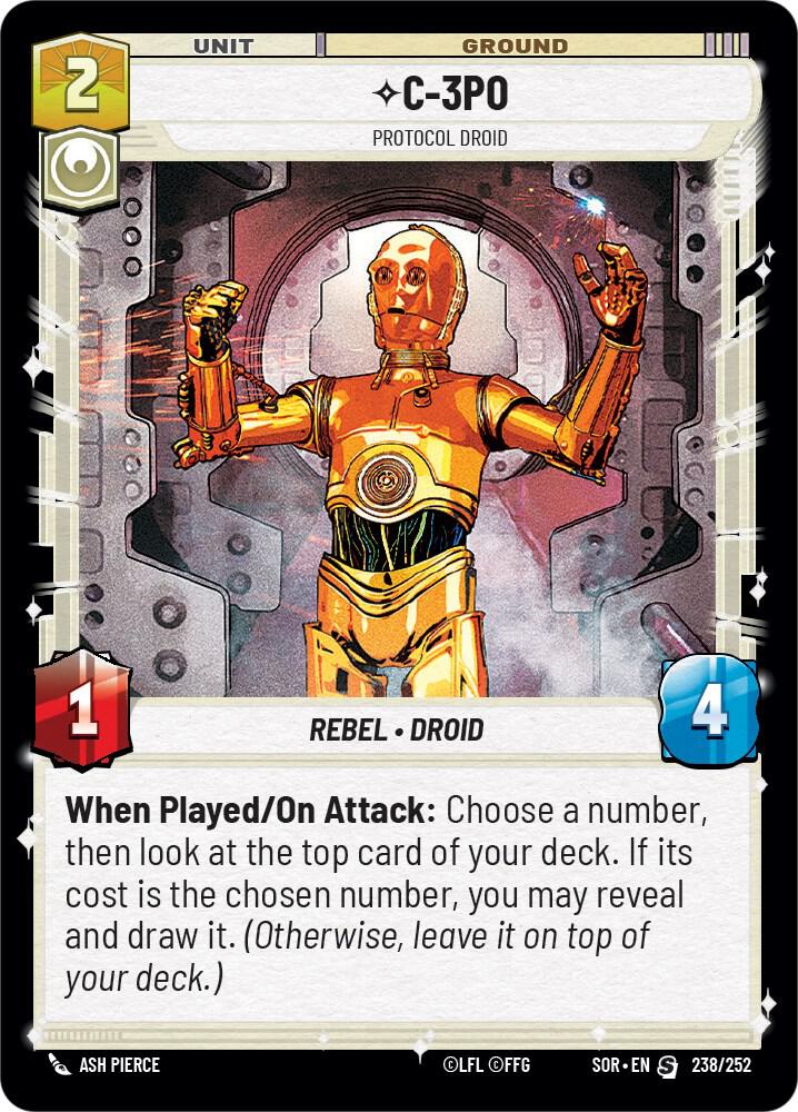 C-3PO - Protocol Droid [Spark of Rebellion] 238/252