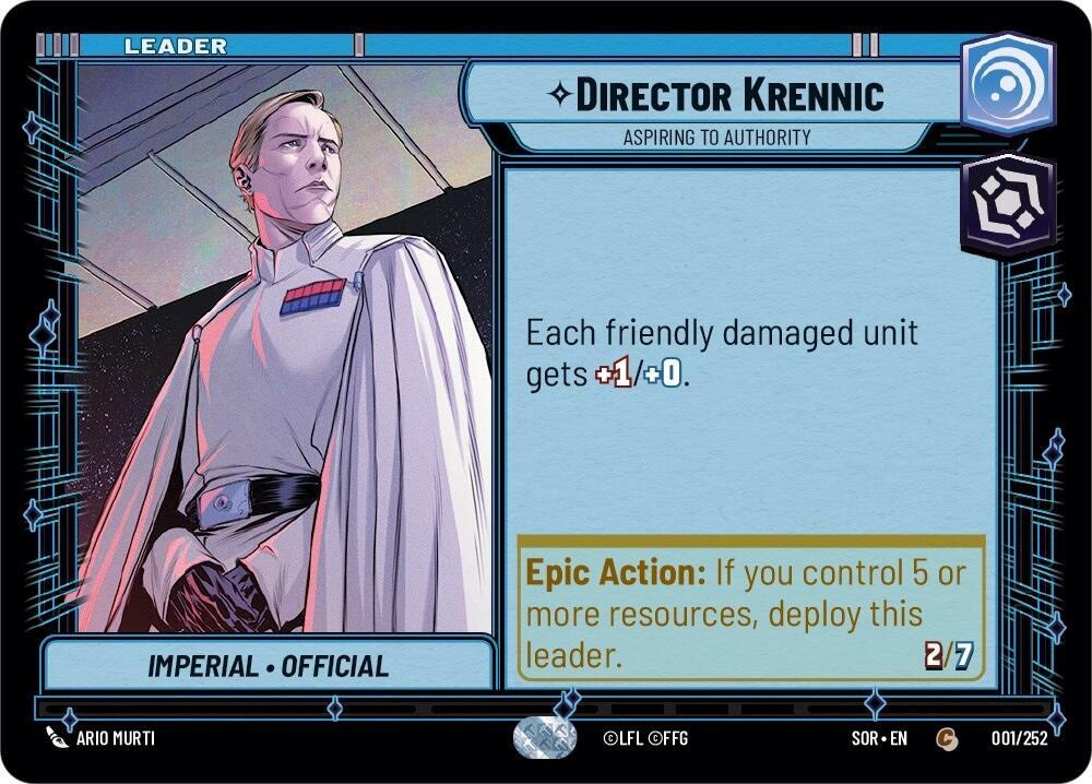 Director Krennic - Aspiring to Authority [Spark of Rebellion] 001/252