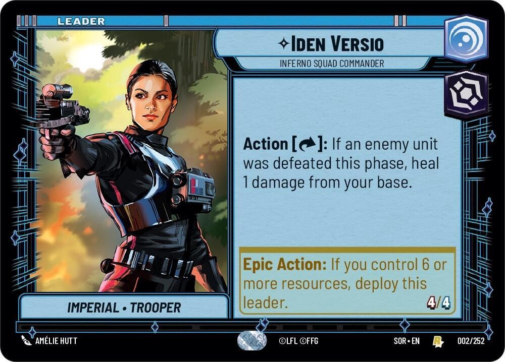 Iden Versio - Inferno Squad Commander [Spark of Rebellion] 002/252