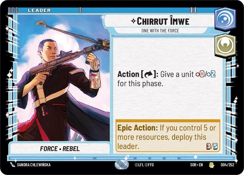 Chirrut Imwe - One With The Force [Spark of Rebellion] 004/252
