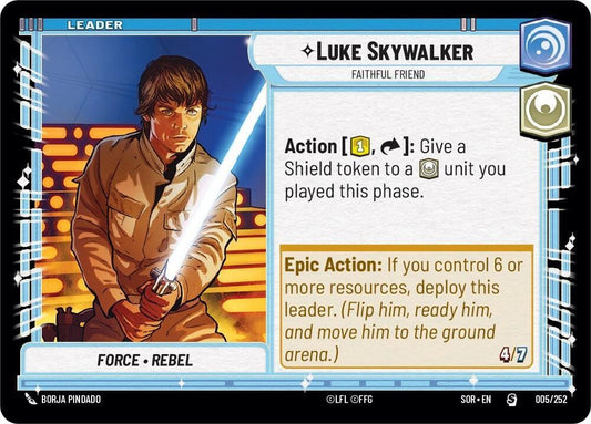 Luke Skywalker - Faithful Friend [Spark of Rebellion] 005/252