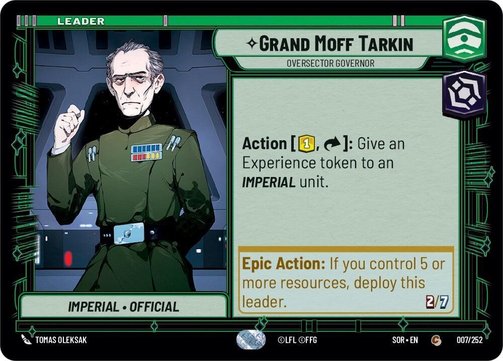 Grand Moff Tarkin - Oversector Governor [Spark of Rebellion] 007/252