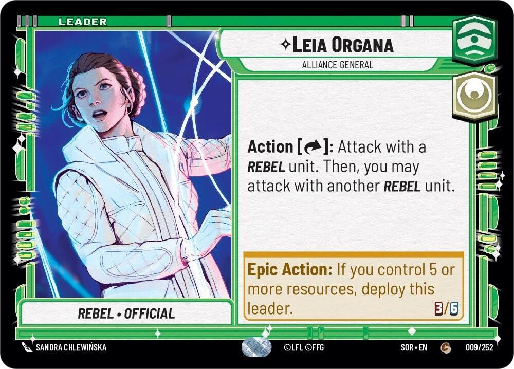 Leia Organa - Alliance General [Spark of Rebellion] 009/252