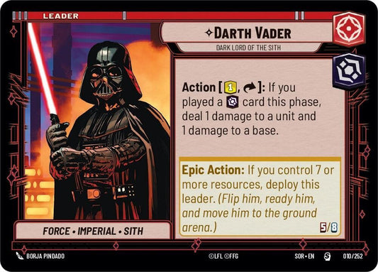 Darth Vader - Dark Lord of the Sith [Spark of Rebellion] 010/252