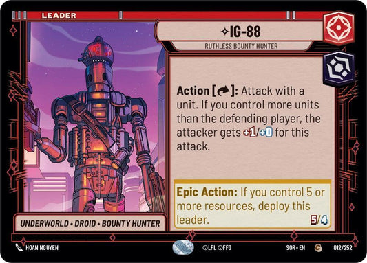 IG-88 - Ruthless Bounty Hunter [Spark of Rebellion] 012/252