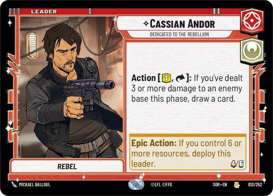 Cassian Andor - Dedicated to the Rebellion [Spark of Rebellion] 013/252