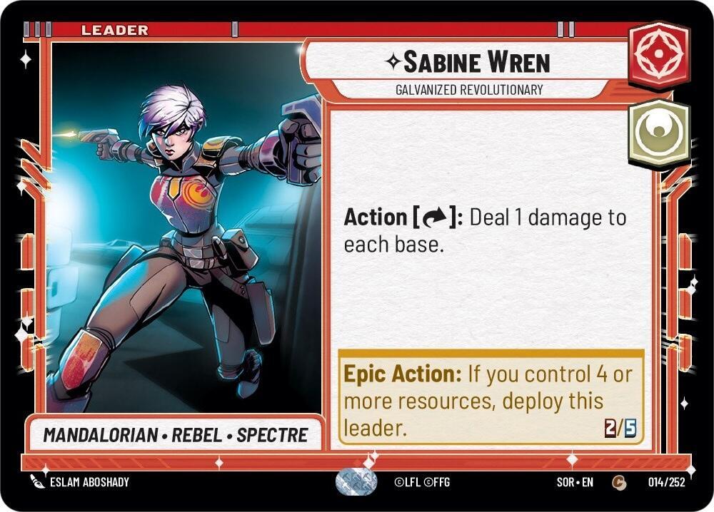 Sabine Wren - Galvanized Revolutionary [Spark of Rebellion] 014/252