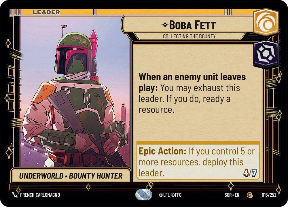 Boba Fett - Collecting the Bounty [Spark of Rebellion] 015/252