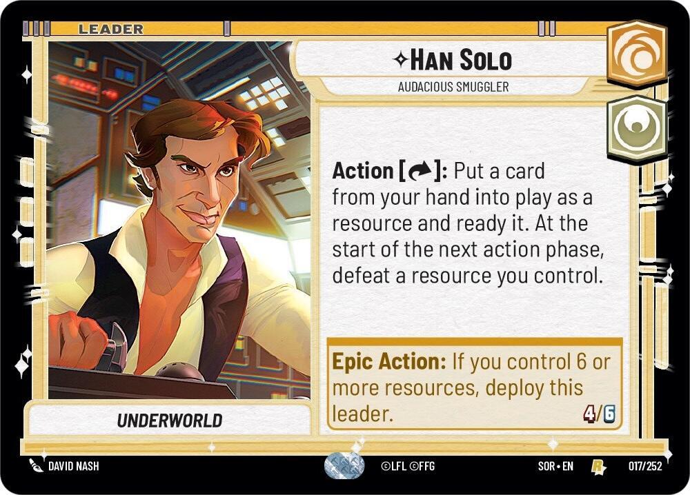 Han Solo - Audacious Smuggler [Spark of Rebellion] 017/252