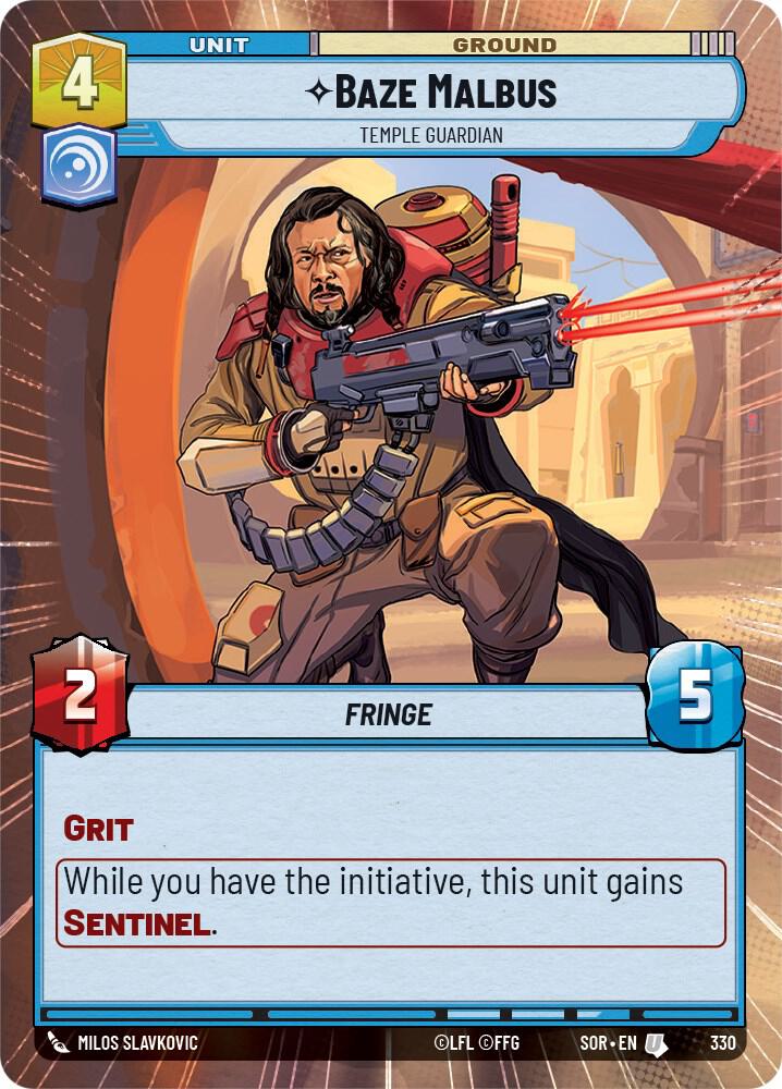 Baze Malbus - Temple Guardian (Hyperspace) [Spark of Rebellion] 330