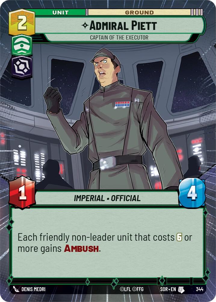 Admiral Piett - Captain of the Executor (Hyperspace) [Spark of Rebellion] 344