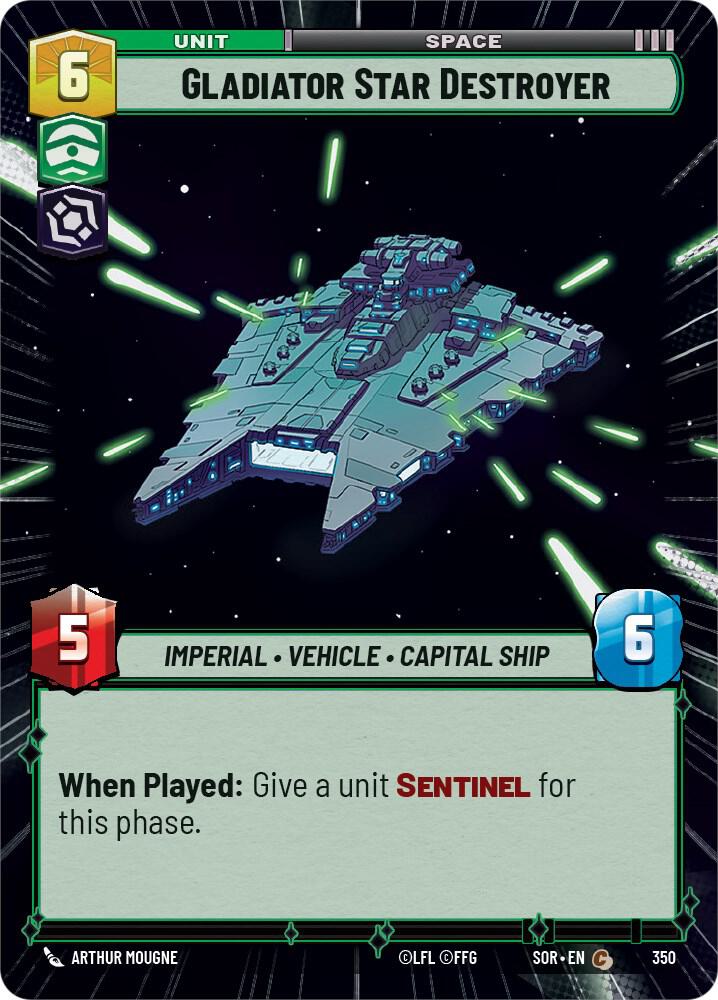 Gladiator Star Destroyer (Hyperspace) [Spark of Rebellion] 350