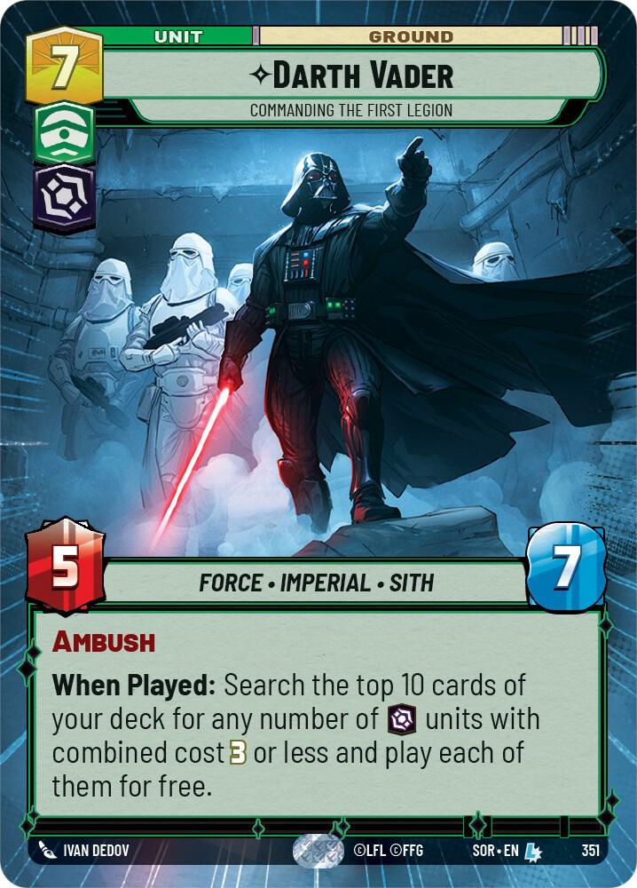 Darth Vader - Commanding the First Legion (Hyperspace) [Spark of Rebellion] 351