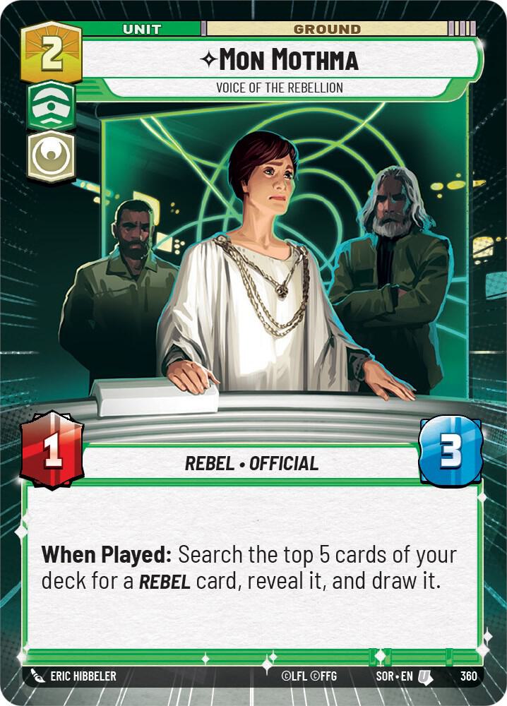 Mon Mothma - Voice of the Rebellion (Hyperspace) [Spark of Rebellion] 360