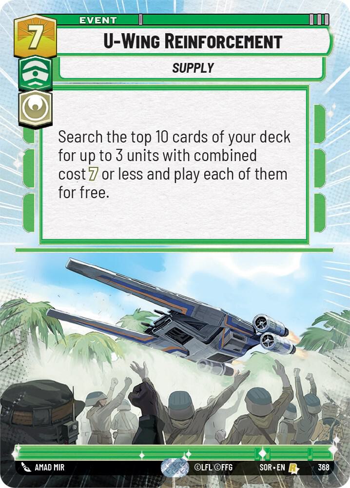 U-Wing Reinforcement (Hyperspace) [Spark of Rebellion] 368