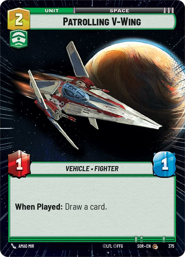 Patrolling V-Wing (Hyperspace) [Spark of Rebellion] 375