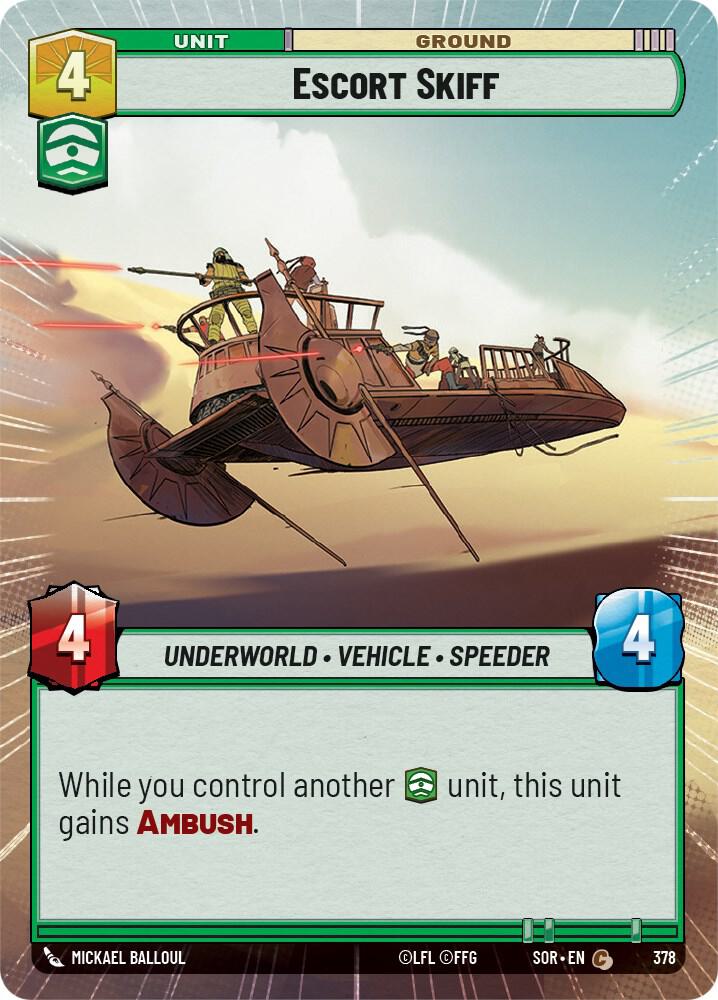 Escort Skiff (Hyperspace) [Spark of Rebellion] 378