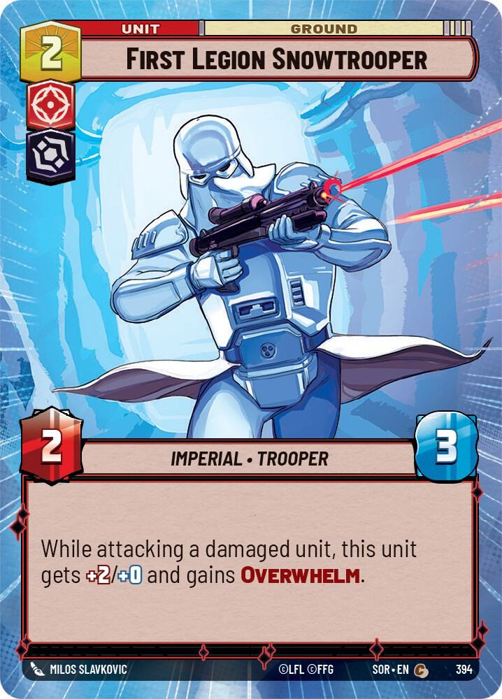 First Legion Snowtrooper (Hyperspace) [Spark of Rebellion] 394