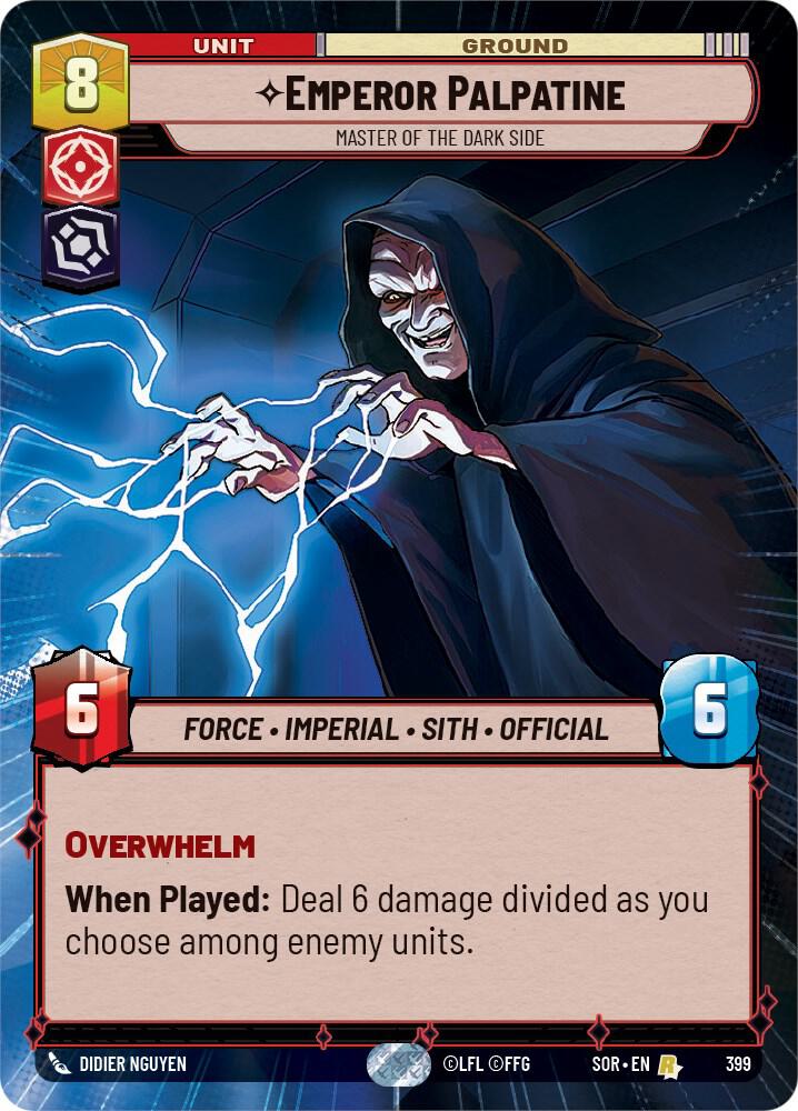 Emperor Palpatine - Master of the Dark Side (Hyperspace) [Spark of Rebellion] 399