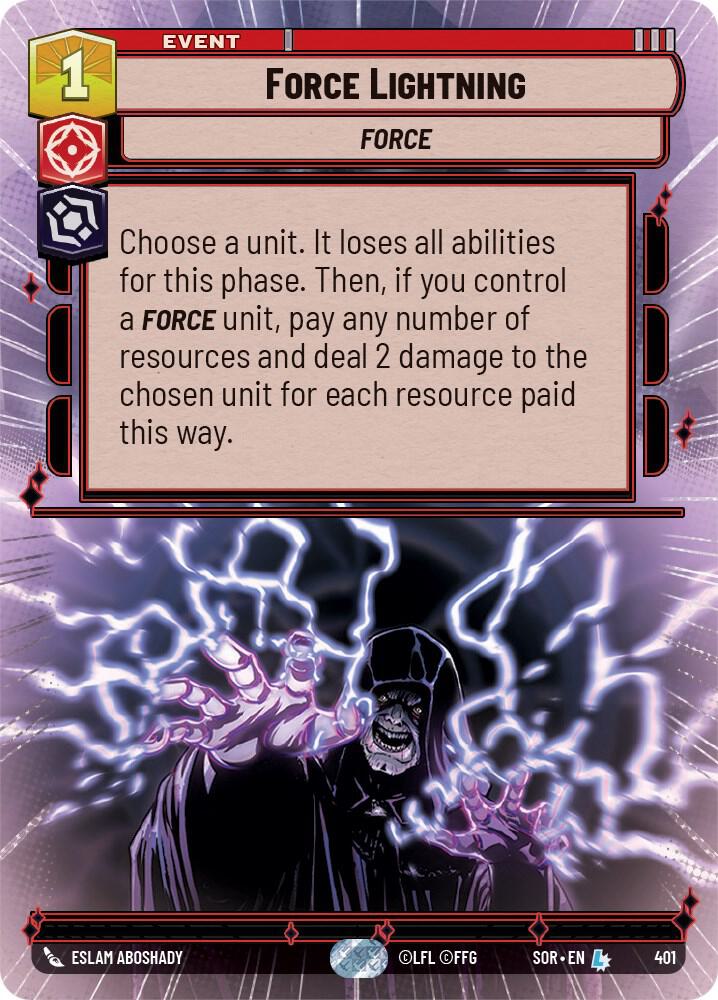 Force Lightning (Hyperspace) [Spark of Rebellion] 401