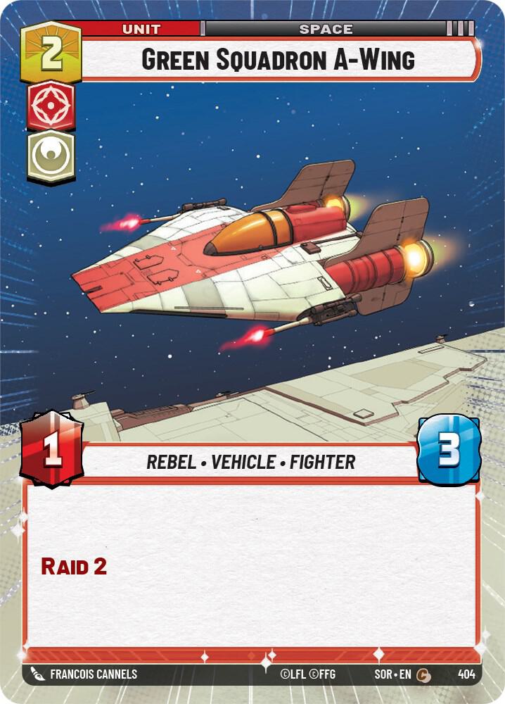 Green Squadron A-Wing (Hyperspace) [Spark of Rebellion] 404