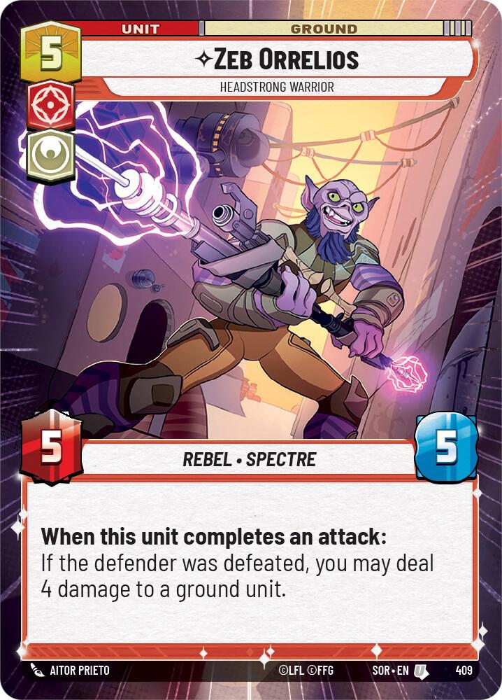 Zeb Orrelios - Headstrong Warrior (Hyperspace) [Spark of Rebellion] 409