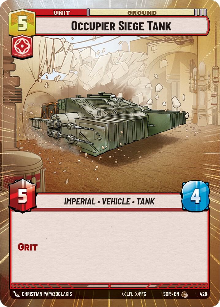 Occupier Siege Tank (Hyperspace) [Spark of Rebellion] 428