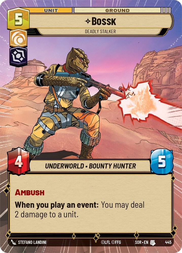 Bossk - Deadly Stalker (Hyperspace) [Spark of Rebellion] 445