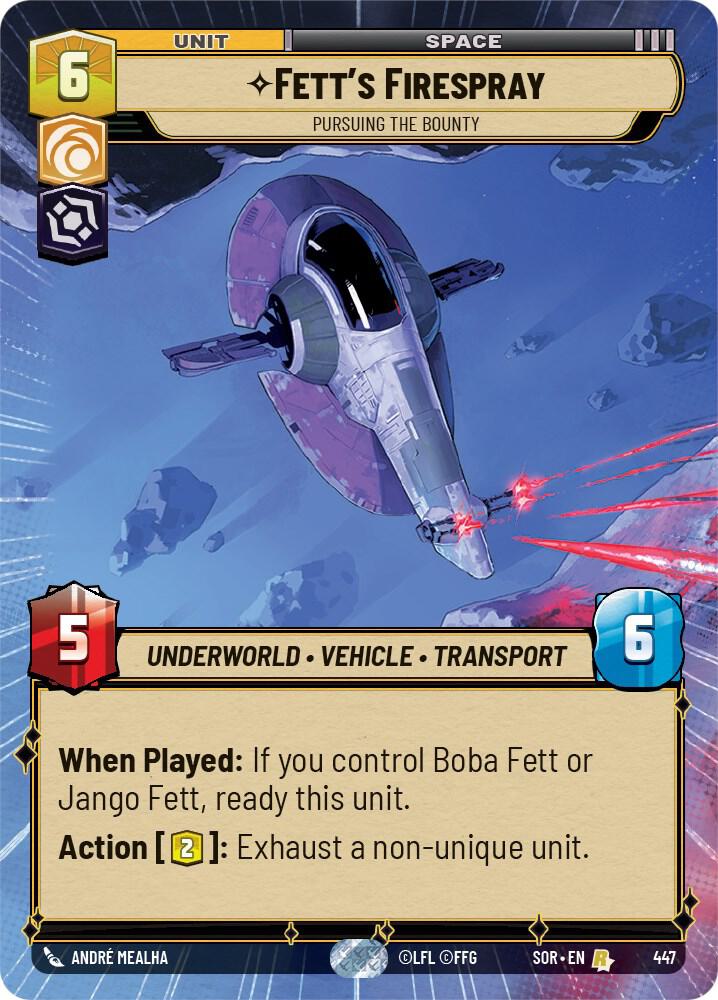 Fett's Firespray - Pursuing the Bounty (Hyperspace) [Spark of Rebellion] 447