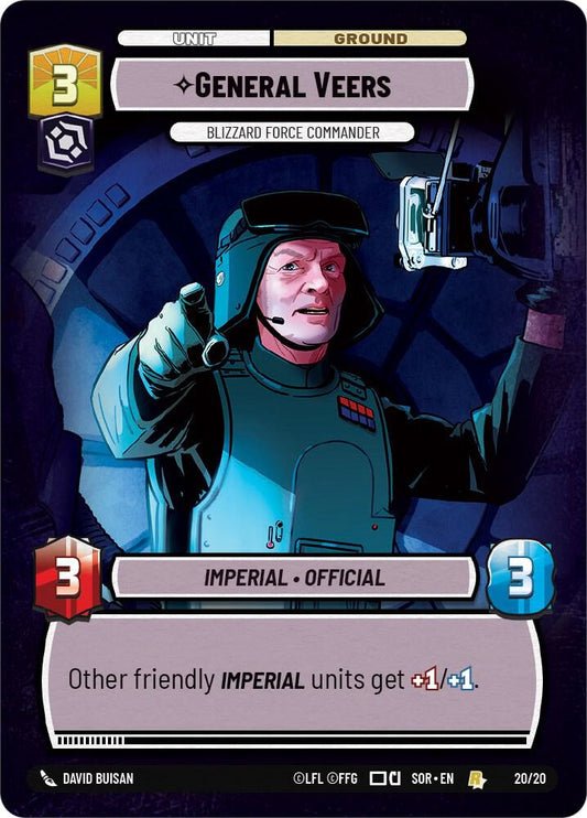 General Veers - Blizzard Force Commander [Spark of Rebellion: Weekly Play Promos] 20/20