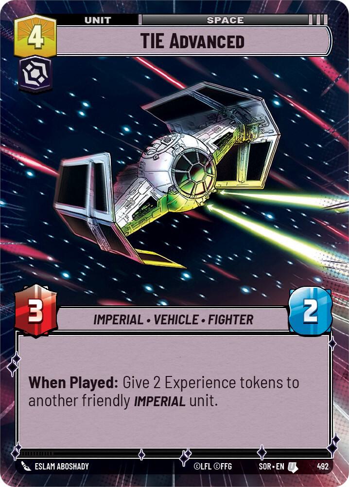 TIE Advanced (Hyperspace) [Spark of Rebellion] 492