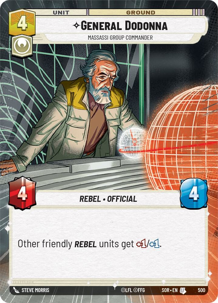 General Dodonna - Massassi Group Commander (Hyperspace) [Spark of Rebellion] 500