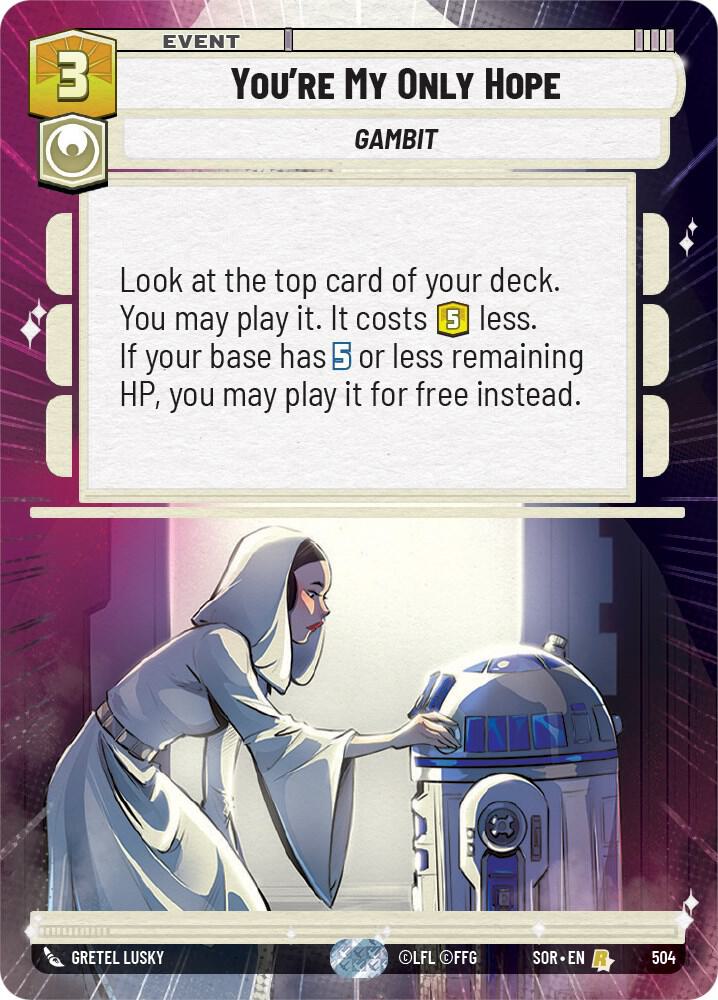 You're My Only Hope (Hyperspace) [Spark of Rebellion] 504