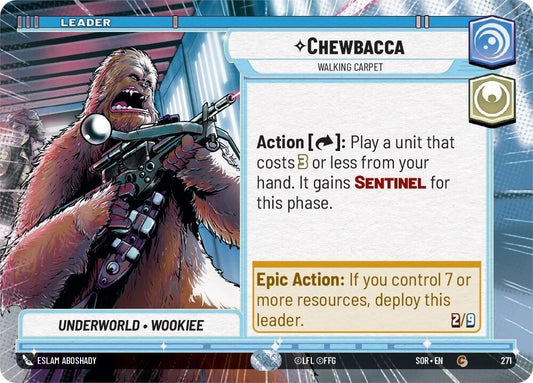 Chewbacca - Walking Carpet (Hyperspace) [Spark of Rebellion] 271
