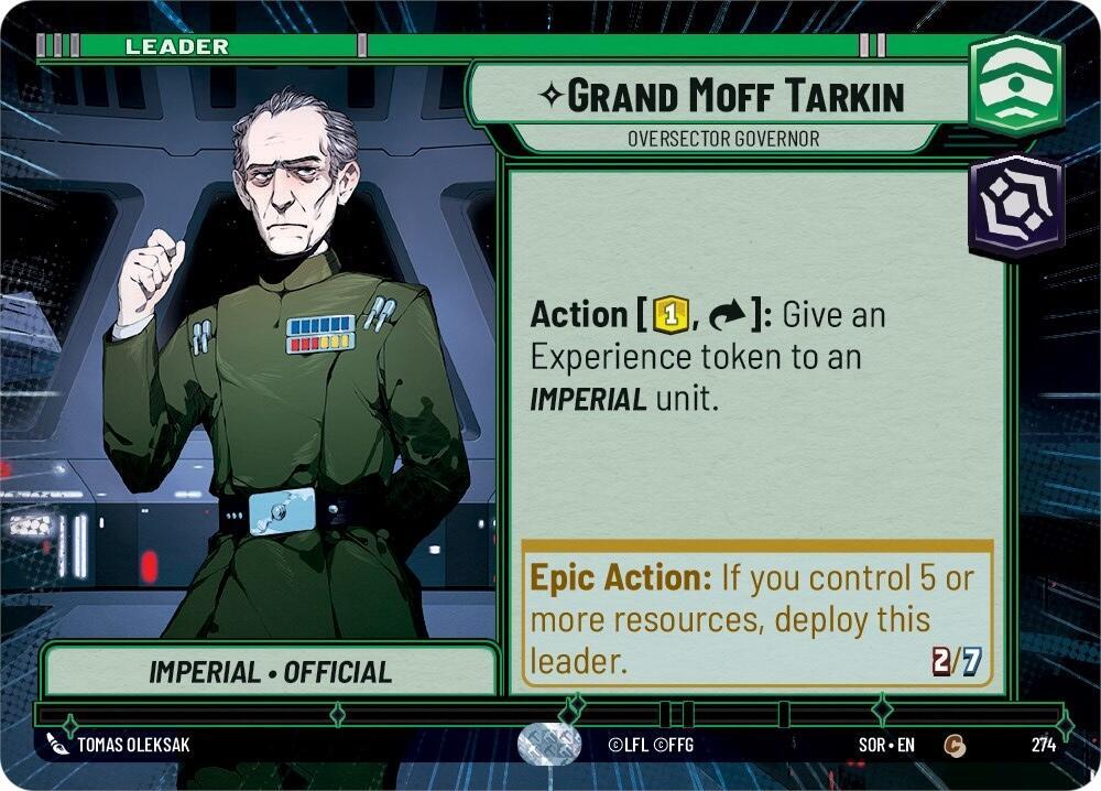 Grand Moff Tarkin - Oversector Governor (Hyperspace) [Spark of Rebellion] 274