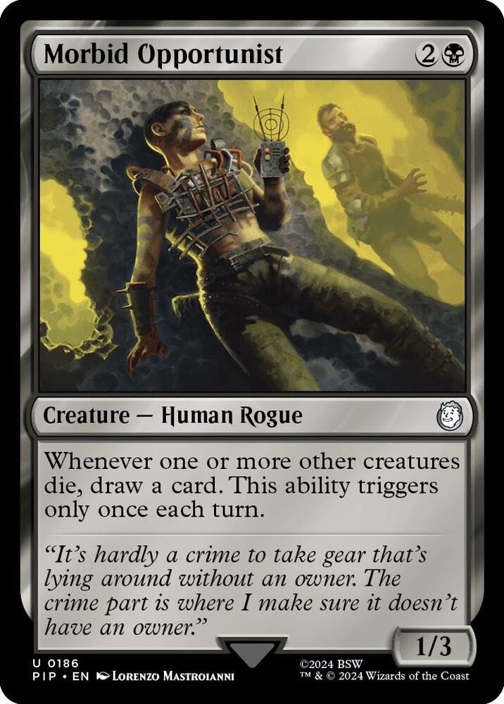 Morbid Opportunist [Universes Beyond: Fallout] 186