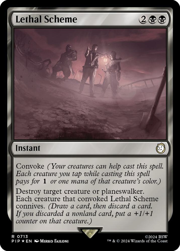 Lethal Scheme (Surge Foil) [Universes Beyond: Fallout] 713