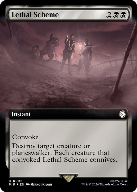 Lethal Scheme (Extended Art) (Surge Foil) [Universes Beyond: Fallout] 992