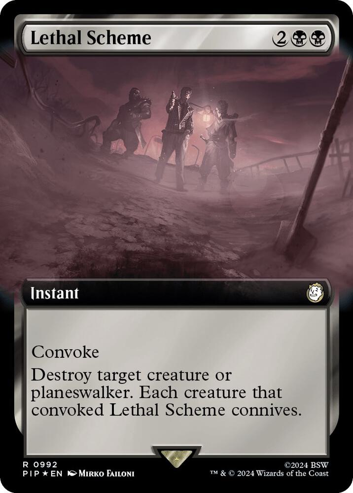 Lethal Scheme (Extended Art) (Surge Foil) [Universes Beyond: Fallout] 992