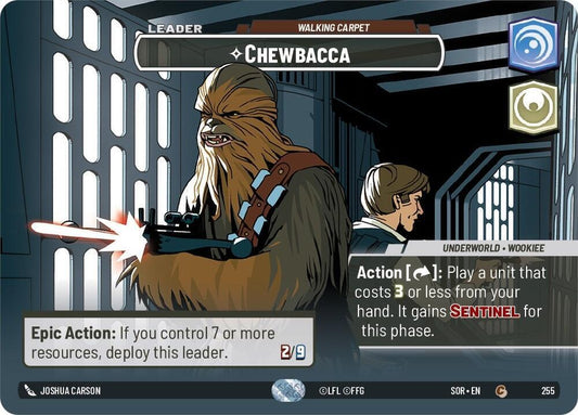 Chewbacca - Walking Carpet (Showcase) [Spark of Rebellion] 255
