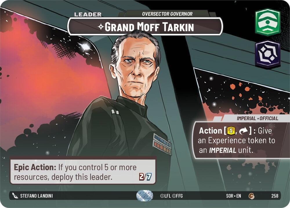 Grand Moff Tarkin - Oversector Governor (Showcase) [Spark of Rebellion] 258