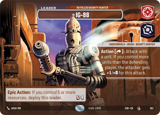 IG-88 - Ruthless Bounty Hunter (Showcase) [Spark of Rebellion] 262