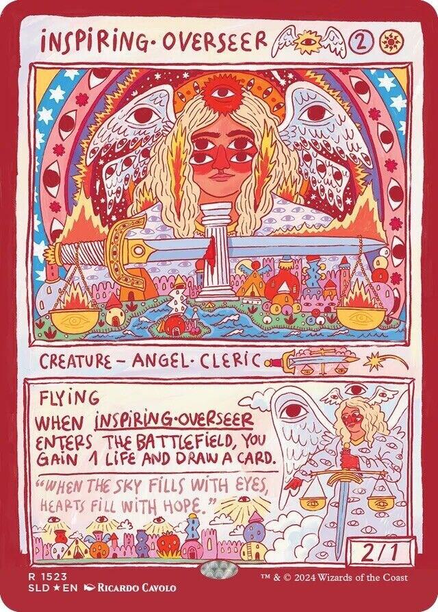 Inspiring Overseer (Rainbow Foil) [Secret Lair Drop Series] 1523