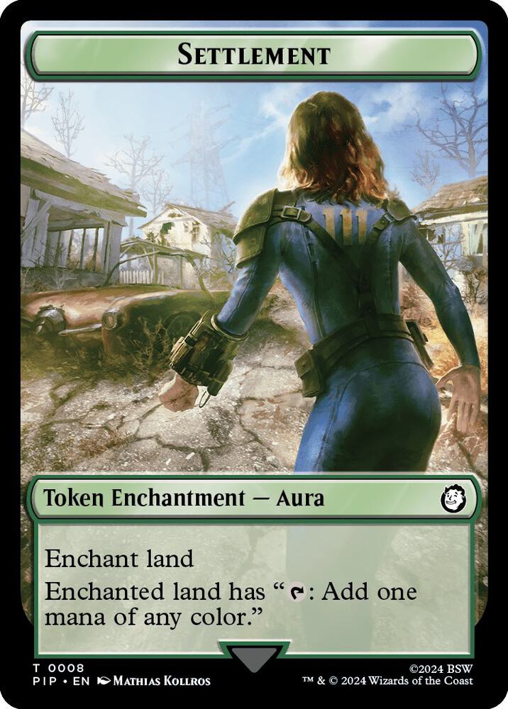 Settlement // Food (0013) Double-Sided Token [Universes Beyond: Fallout] 8 // 13