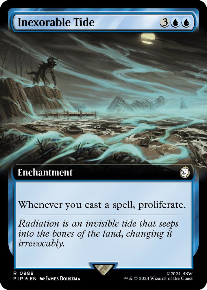 Inexorable Tide (Extended Art) (Surge Foil) [Universes Beyond: Fallout] 988