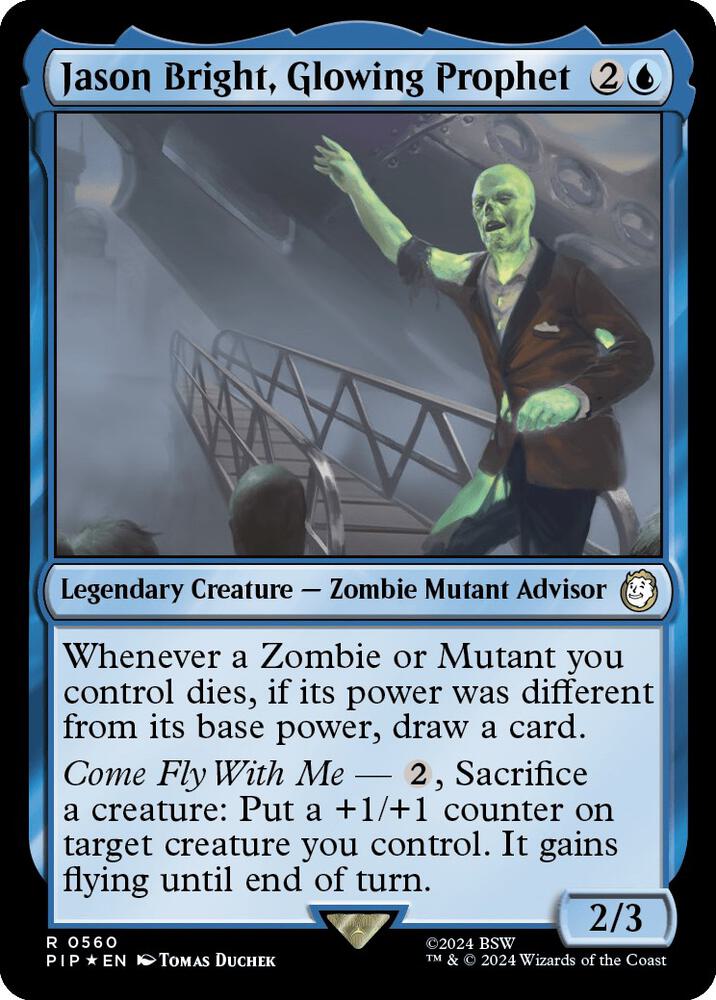 Jason Bright, Glowing Prophet (Surge Foil) [Universes Beyond: Fallout] 560