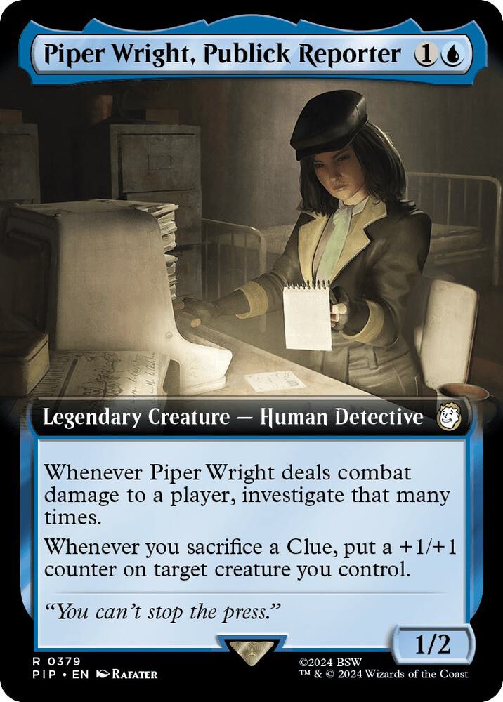 Piper Wright, Publick Reporter (Extended Art) [Universes Beyond: Fallout] 379