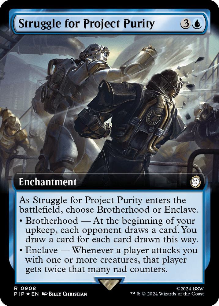 Struggle for Project Purity (Extended Art) (Surge Foil) [Universes Beyond: Fallout] 908
