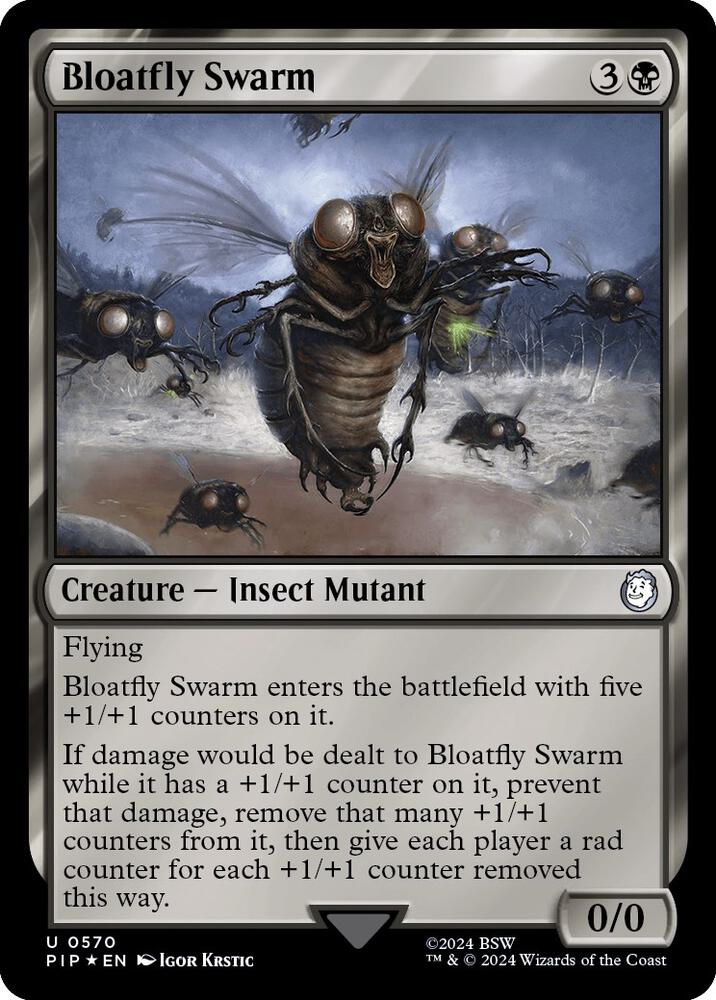 Bloatfly Swarm (Surge Foil) [Universes Beyond: Fallout] 570