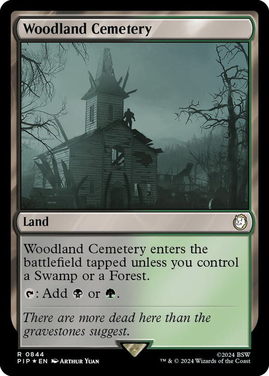 Woodland Cemetery (Surge Foil) [Universes Beyond: Fallout] 844